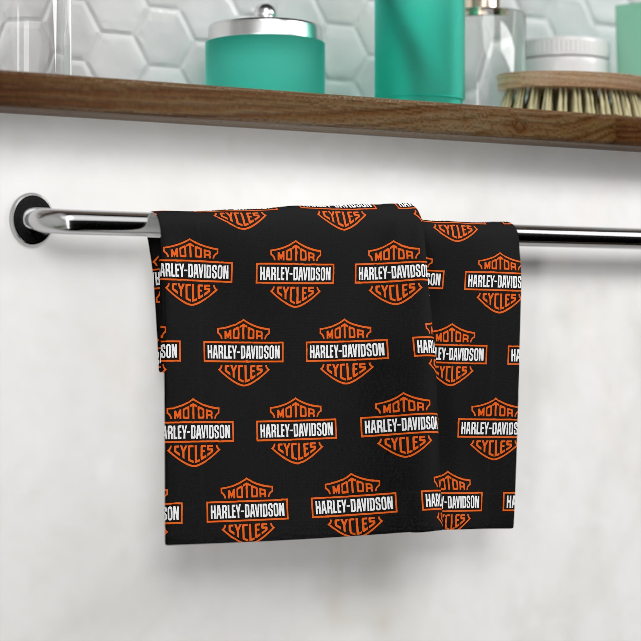 Harley Davidson Face Towel