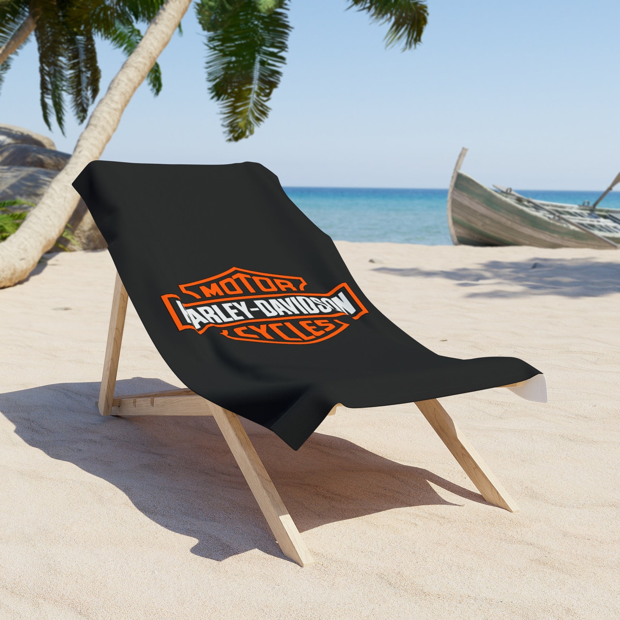 Harley Davidson Beach Towel