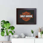 Harley Davidson Framed Poster