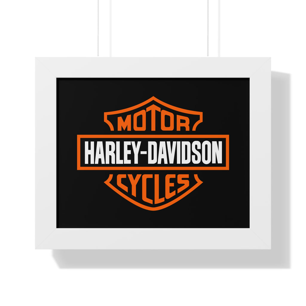 Harley Davidson Framed Poster