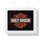 Harley Davidson Framed Poster
