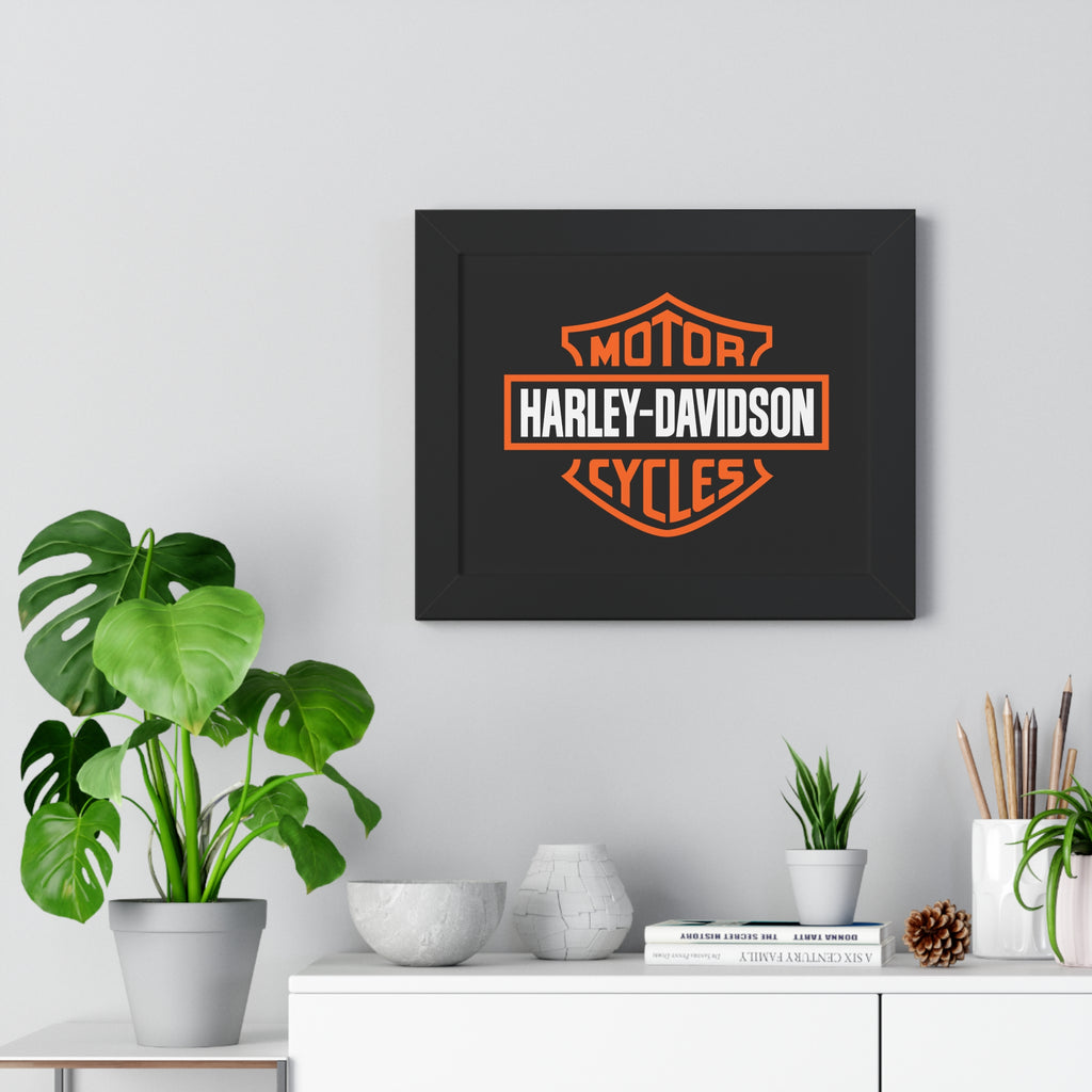 Harley Davidson Framed Poster