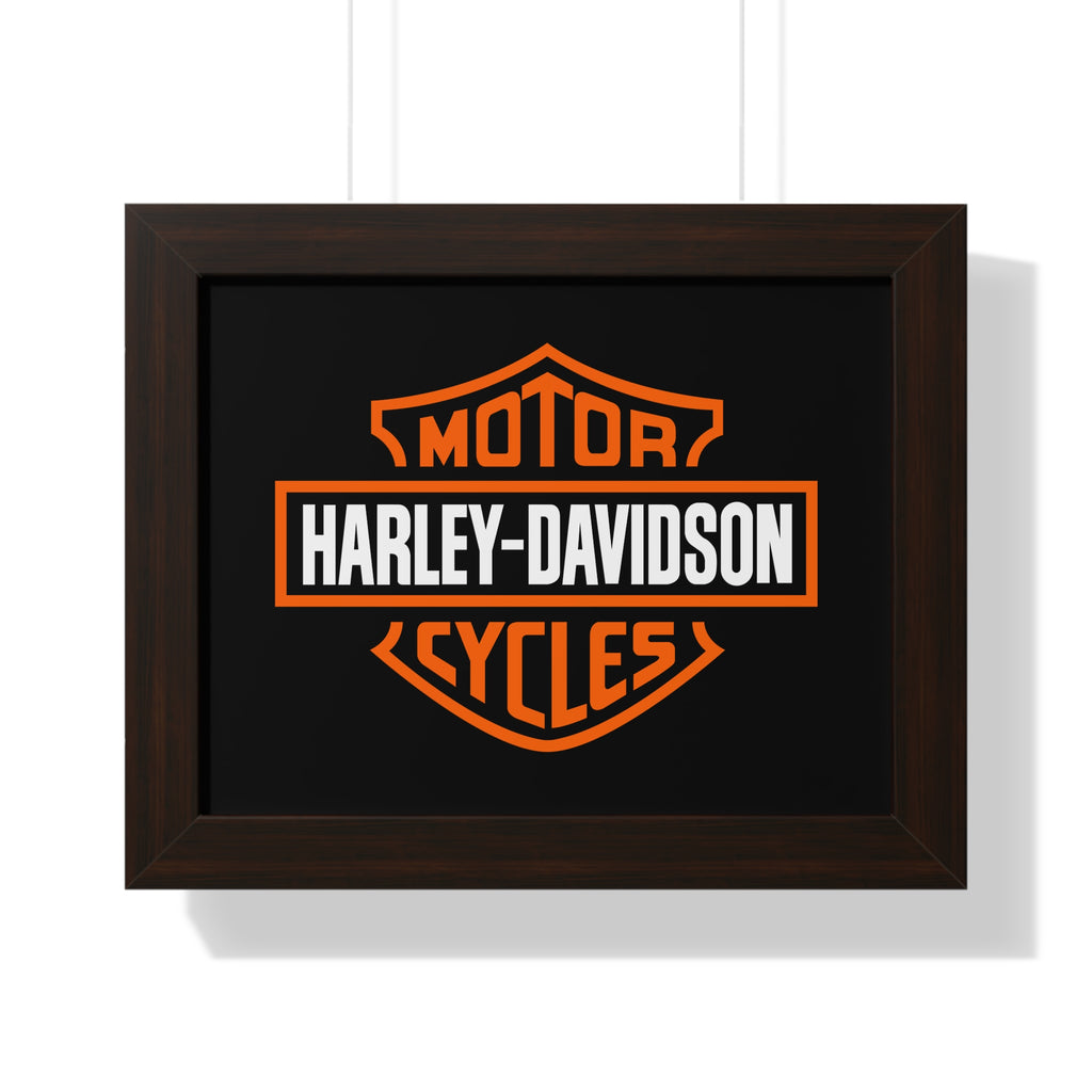 Harley Davidson Framed Poster