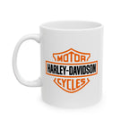 Harley Davidson White Mug
