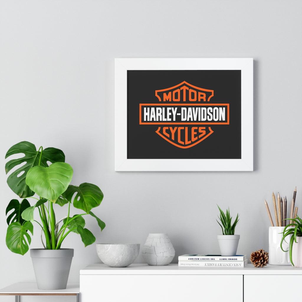 Harley Davidson Framed Poster