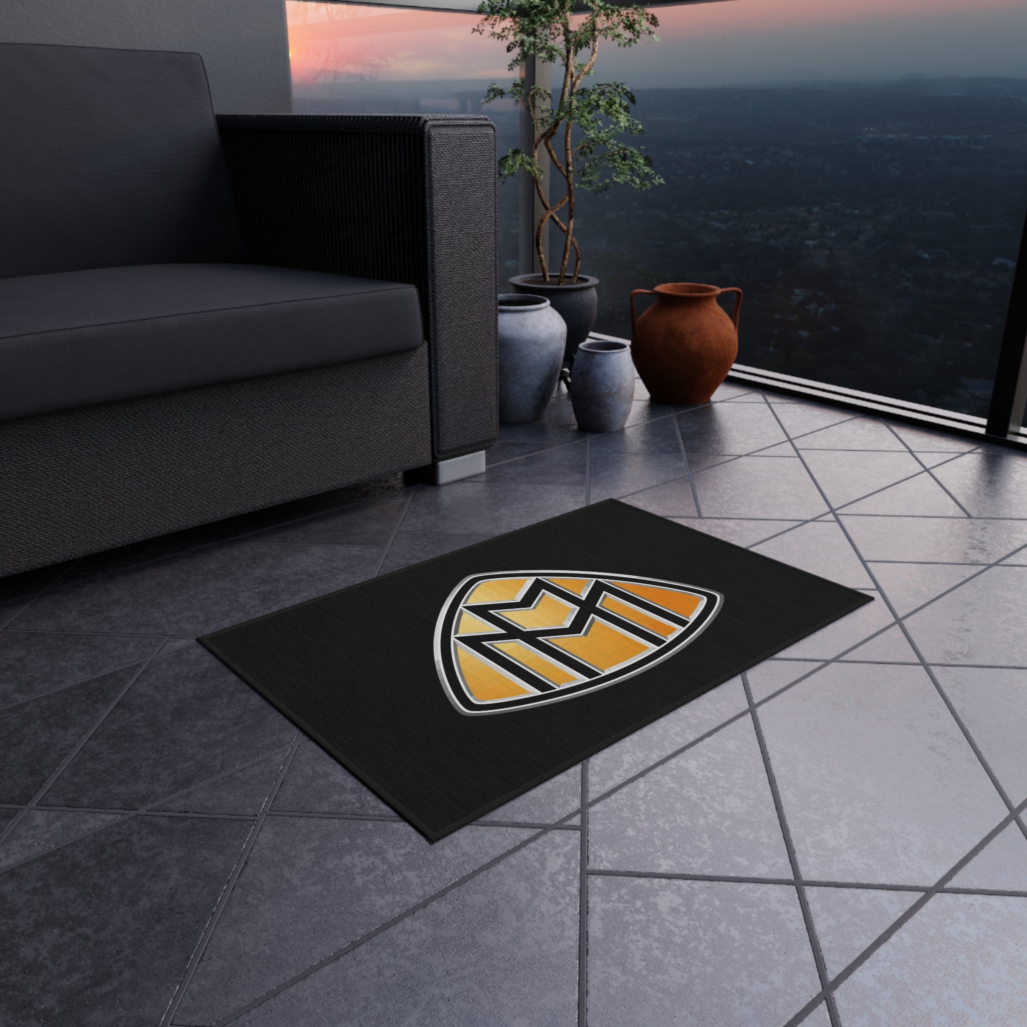 Maybach Emblem Rug