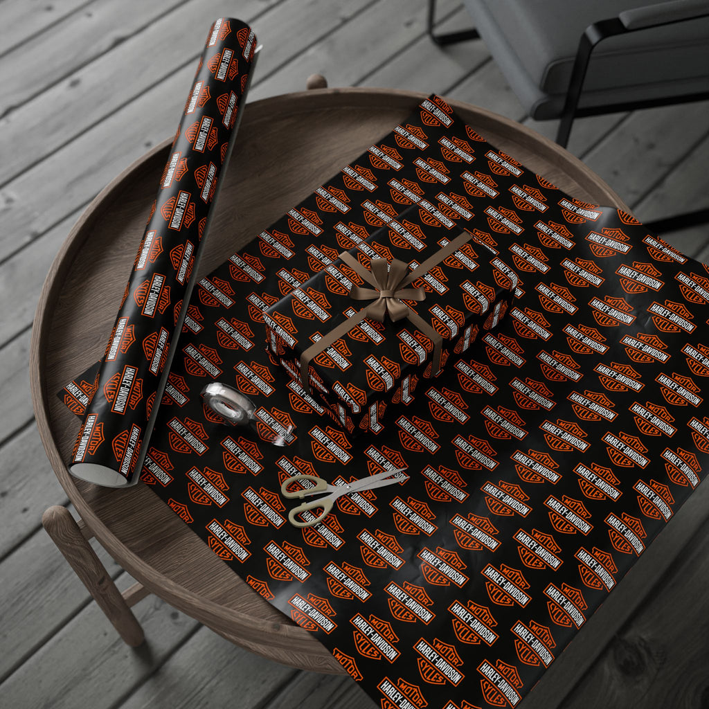 Harley Davidson Wrapping Paper