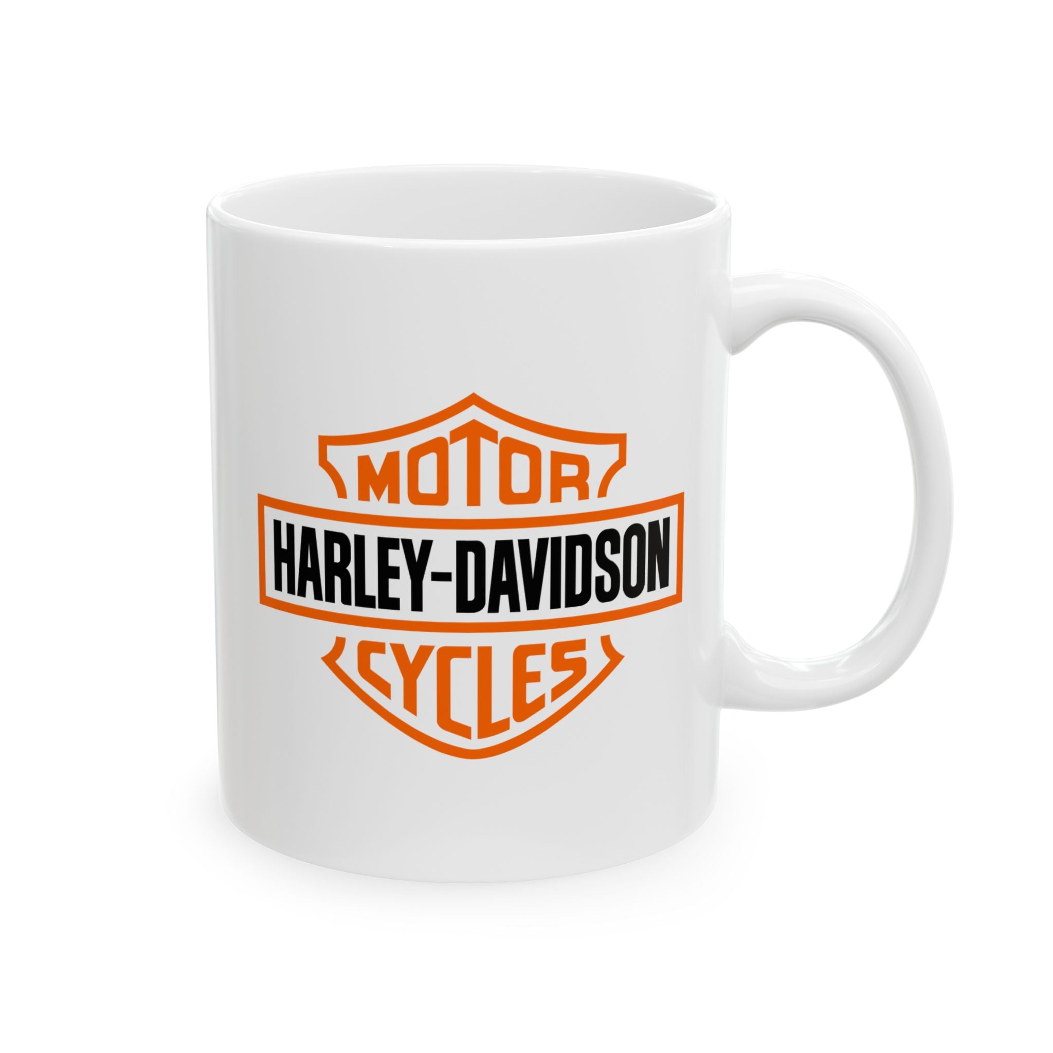 Harley Davidson White Mug