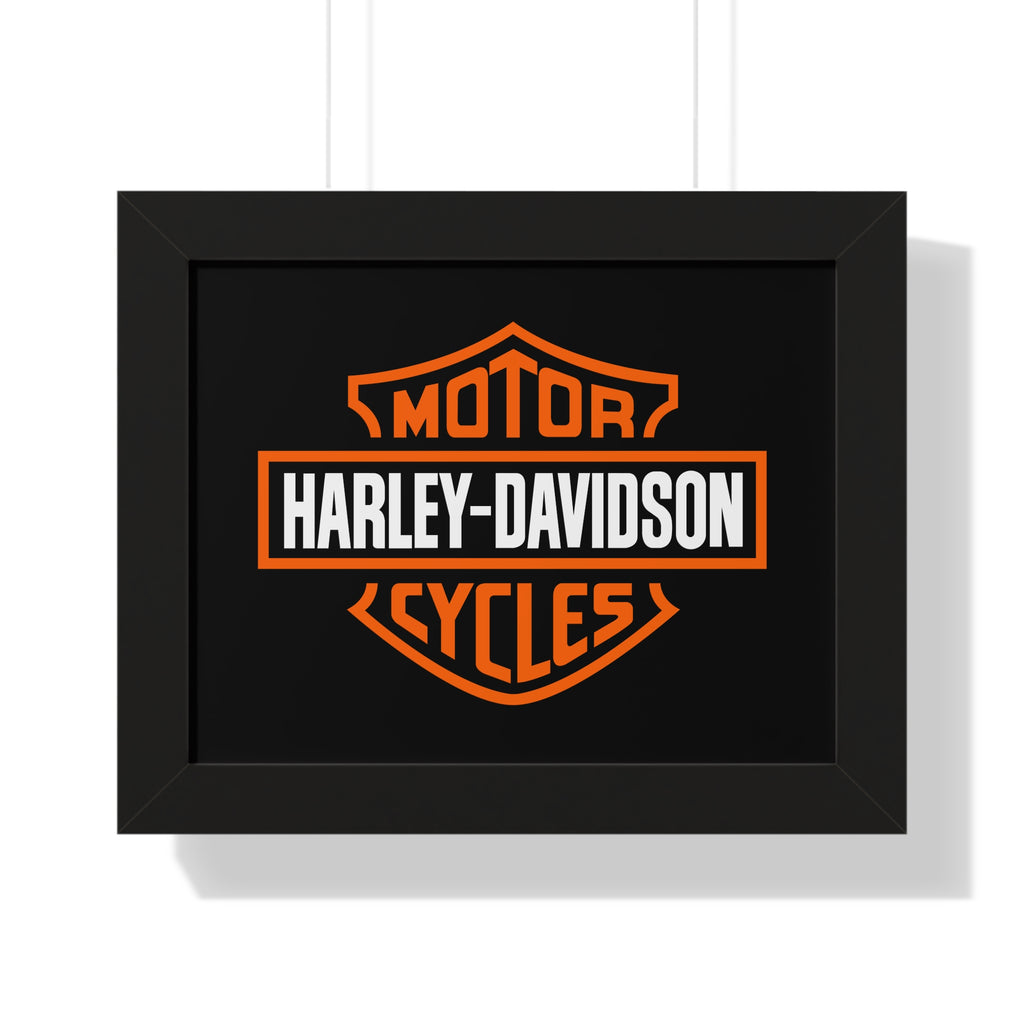 Harley Davidson Framed Poster
