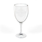 Harley Davidson Engraved Wine Glass