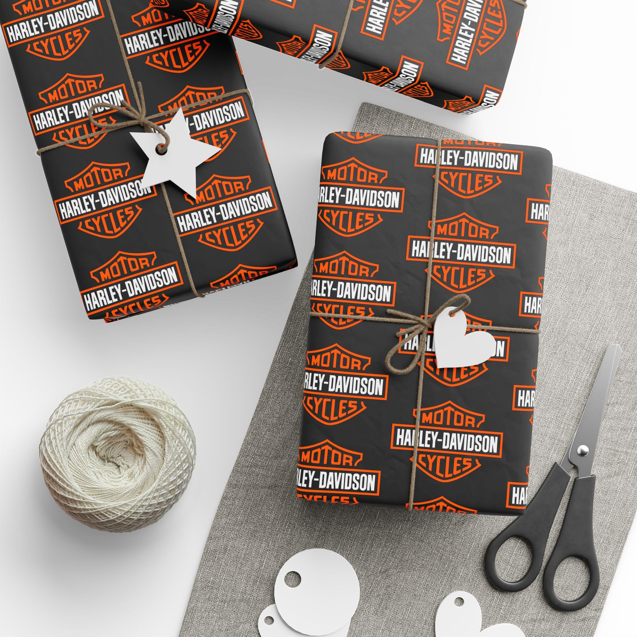 Harley Davidson Wrapping Paper