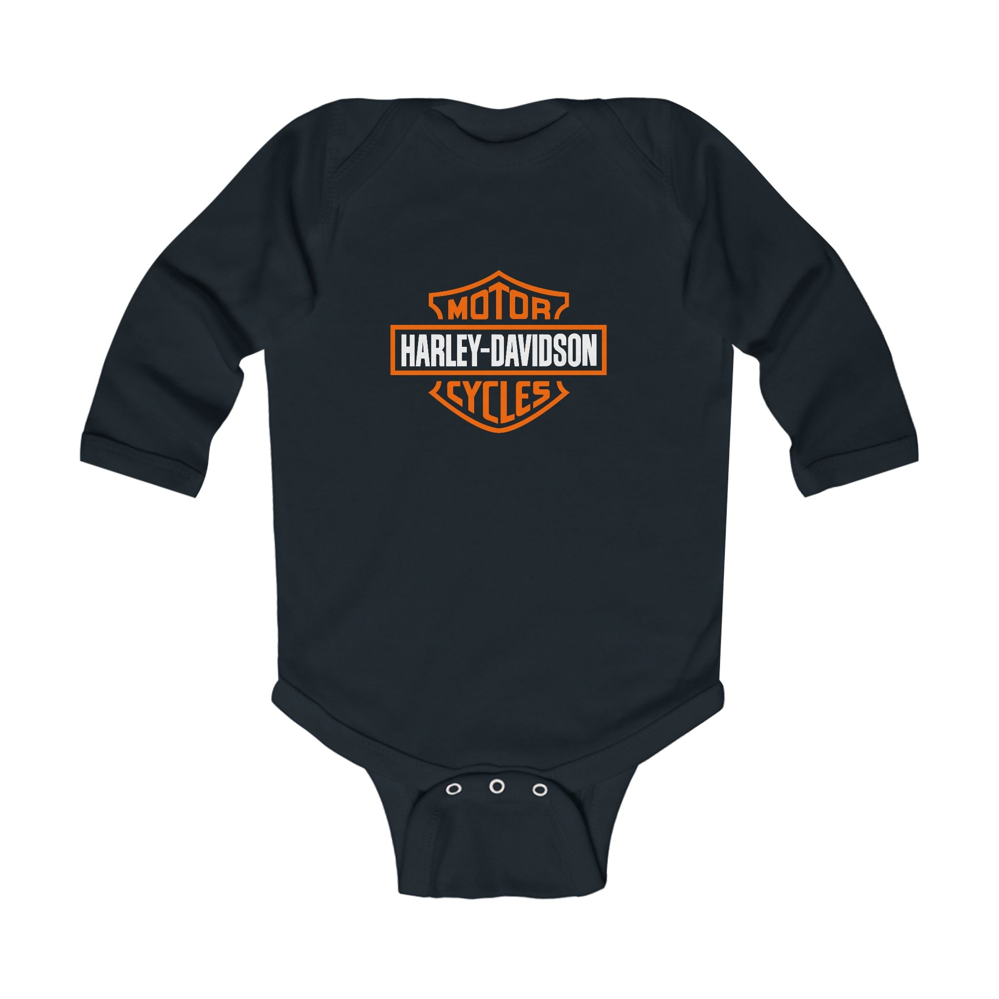 Harley Davidson Infant Bodysuit Cotton Long Sleeve