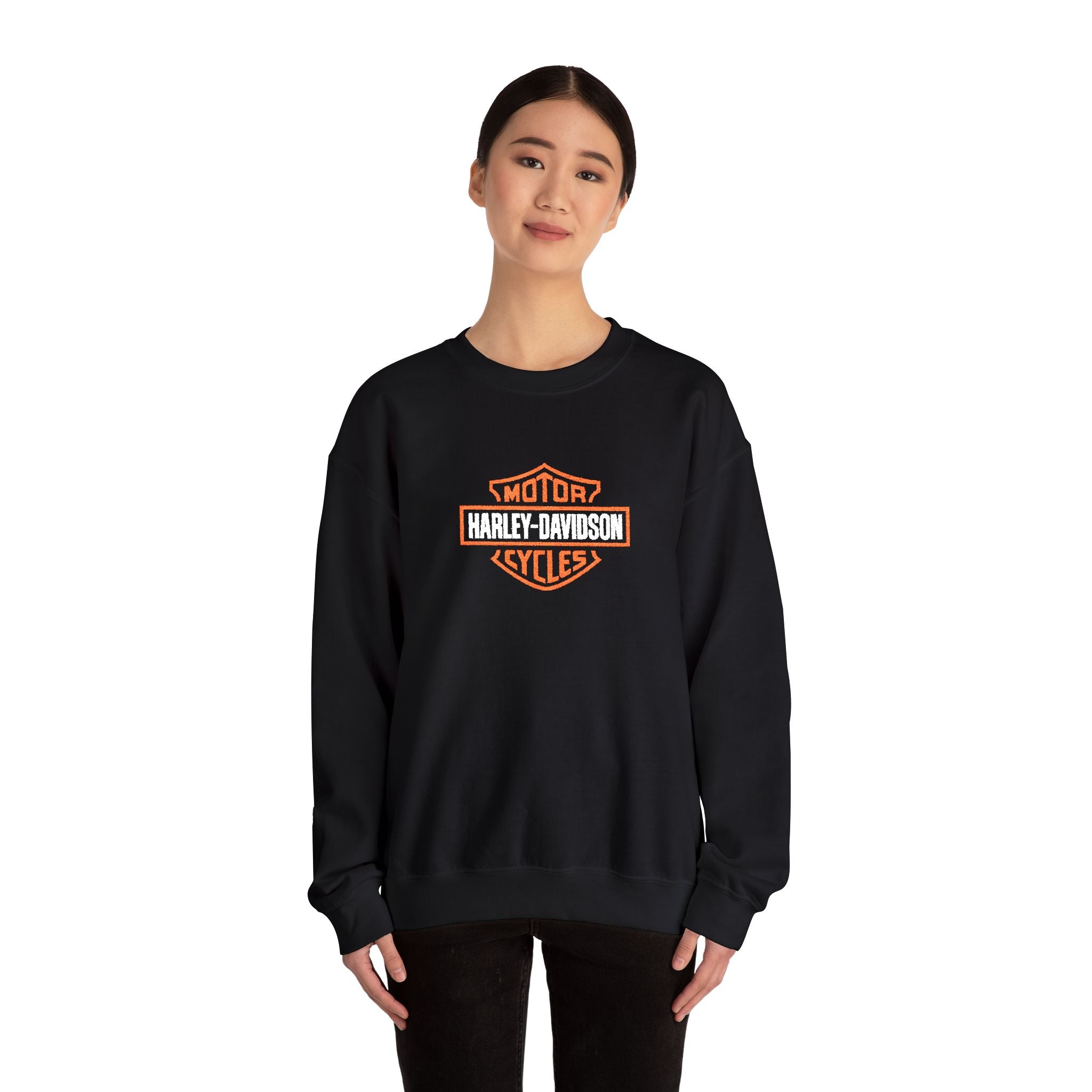 Harley Davidson Embroidered Crewneck