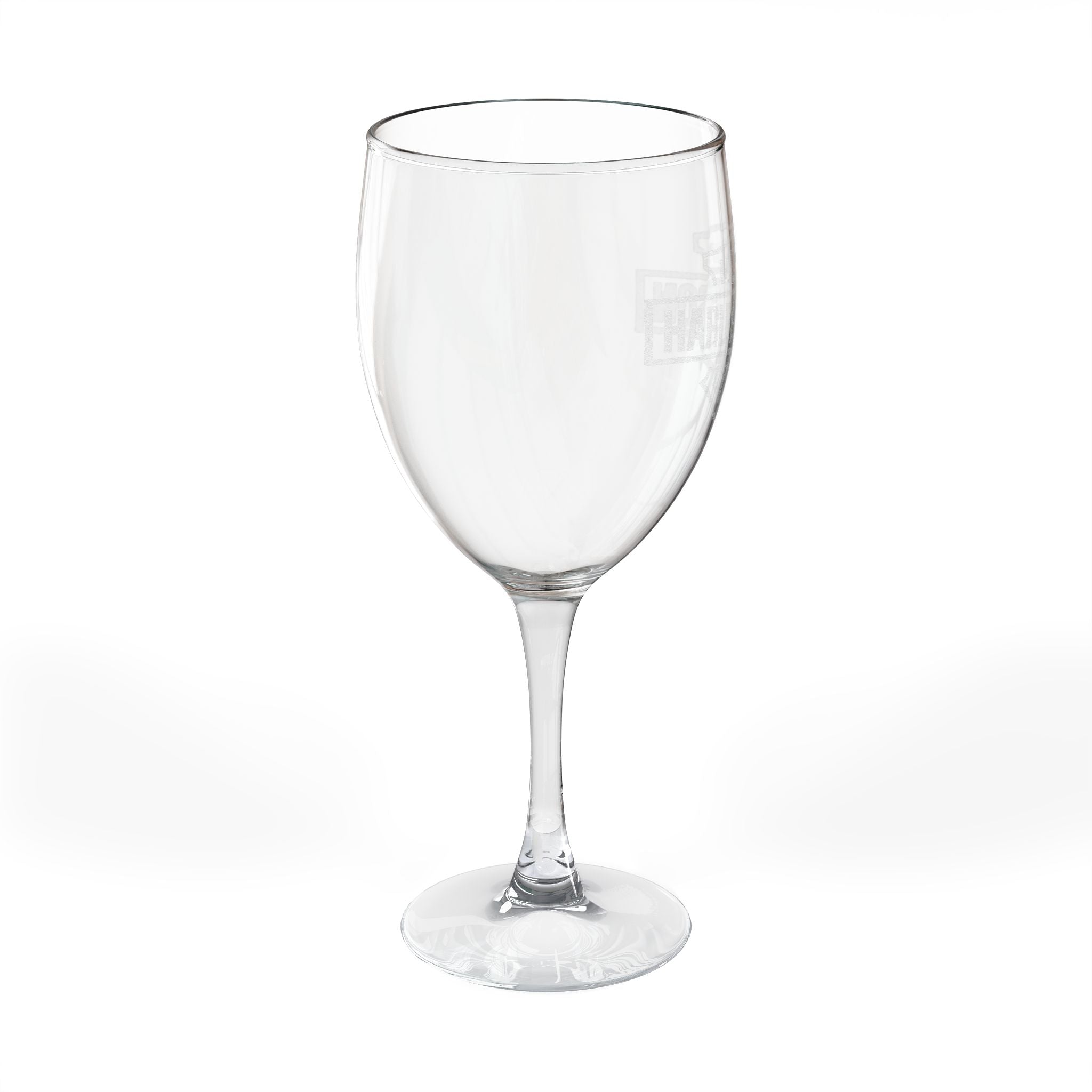 Harley Davidson Engraved Wine Glass