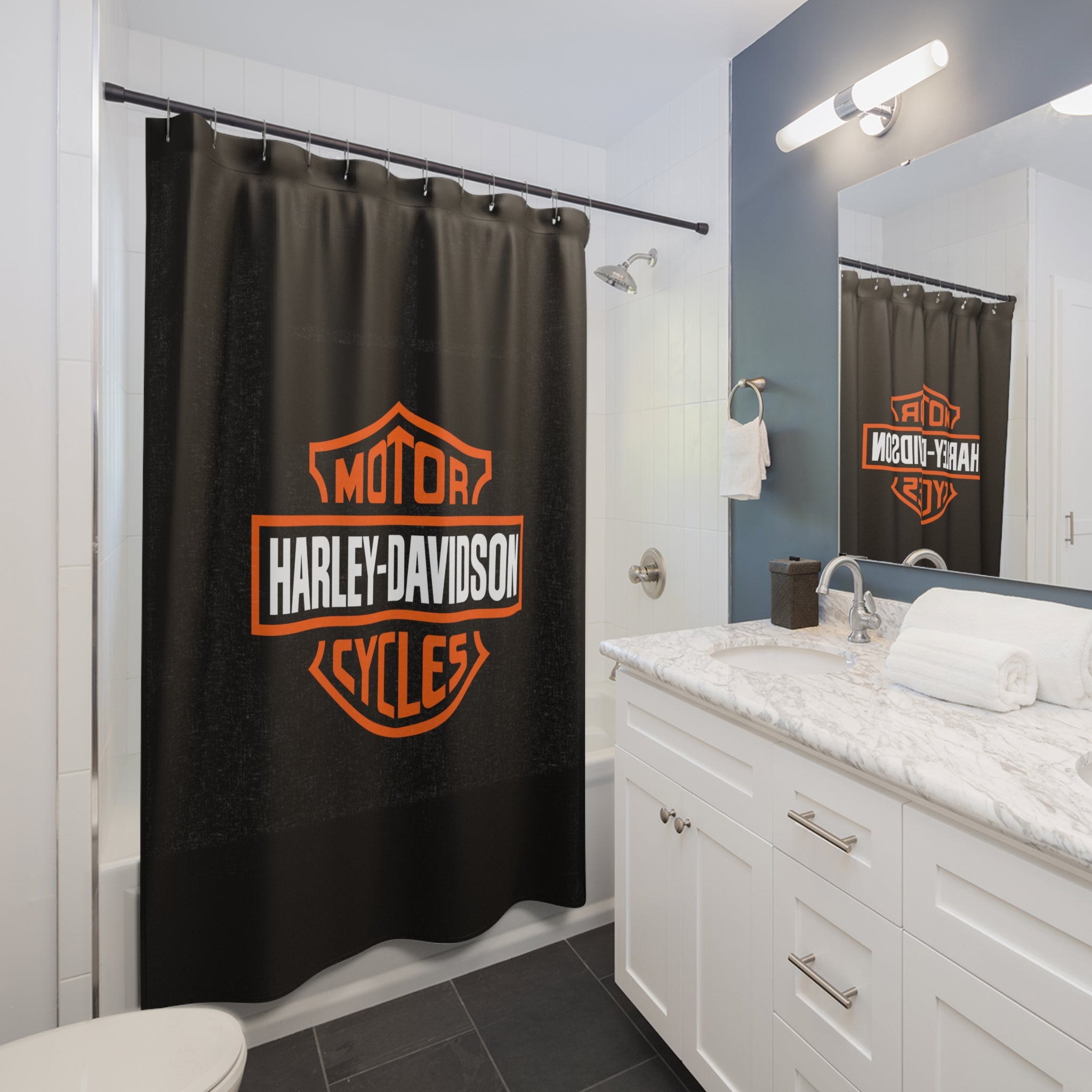 Harley Davidson Shower Curtain