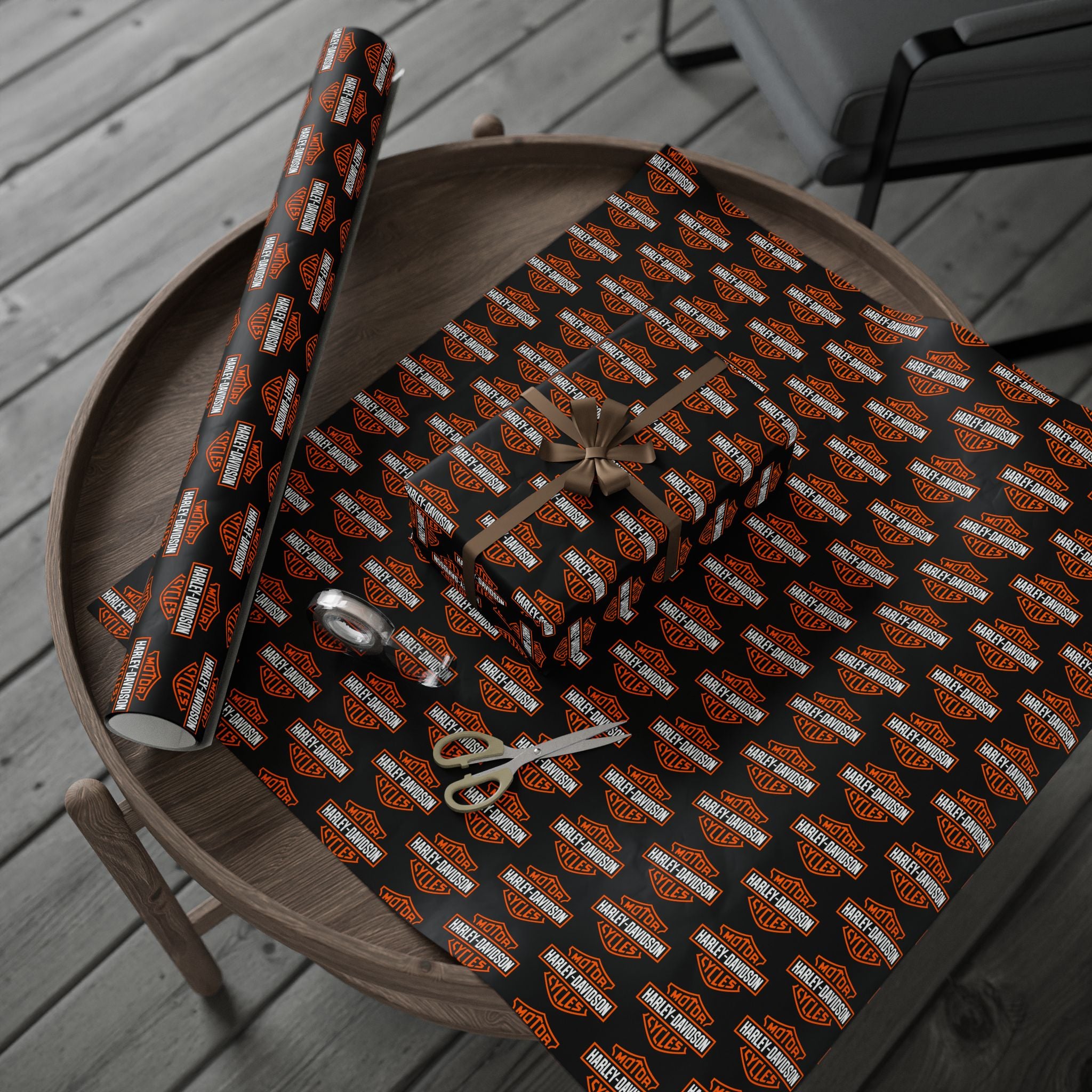Harley Davidson Wrapping Paper