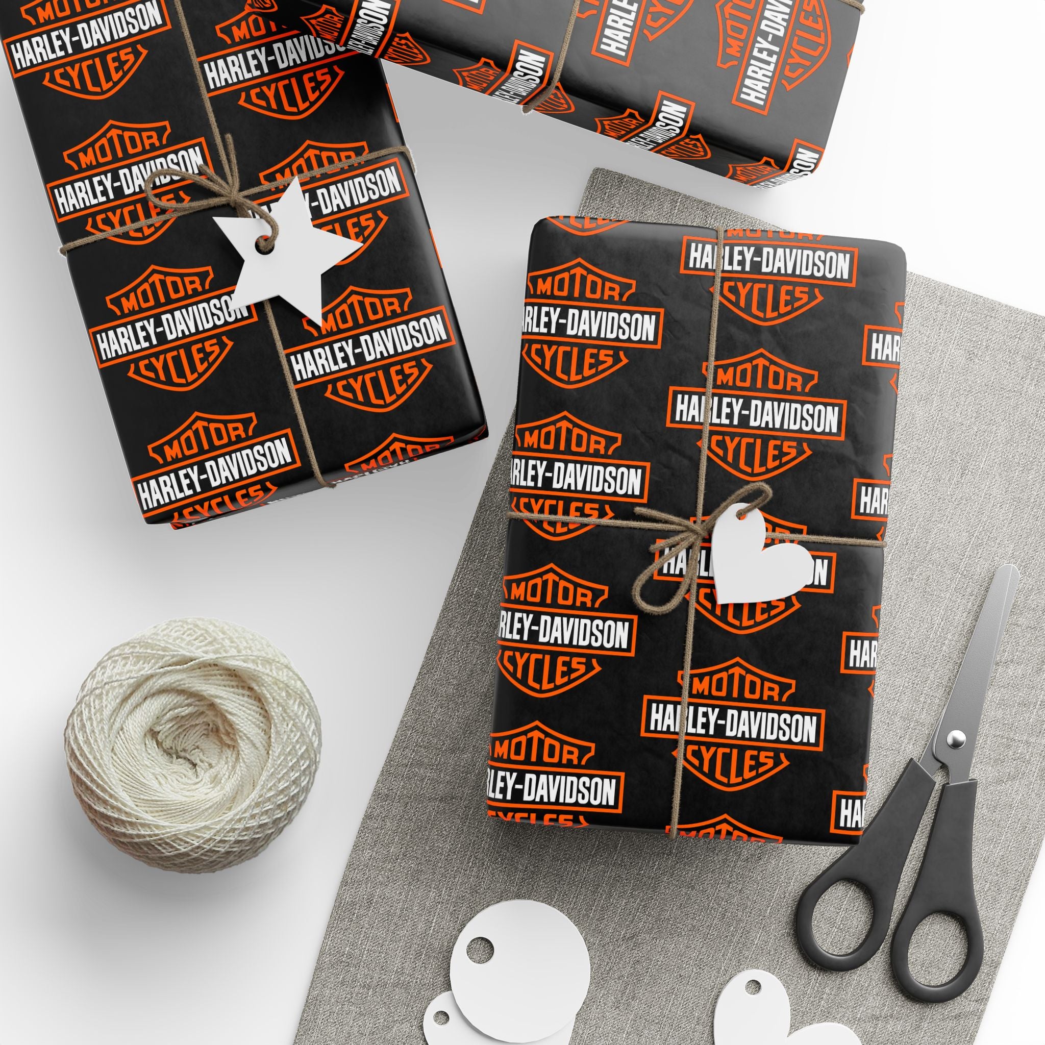 Harley Davidson Wrapping Paper