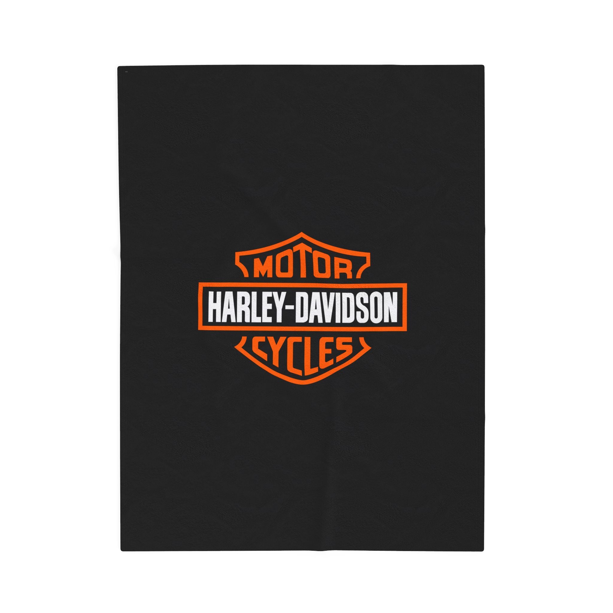 Harley Davidson Velveteen Plush Blanket, Bed Cover Throw