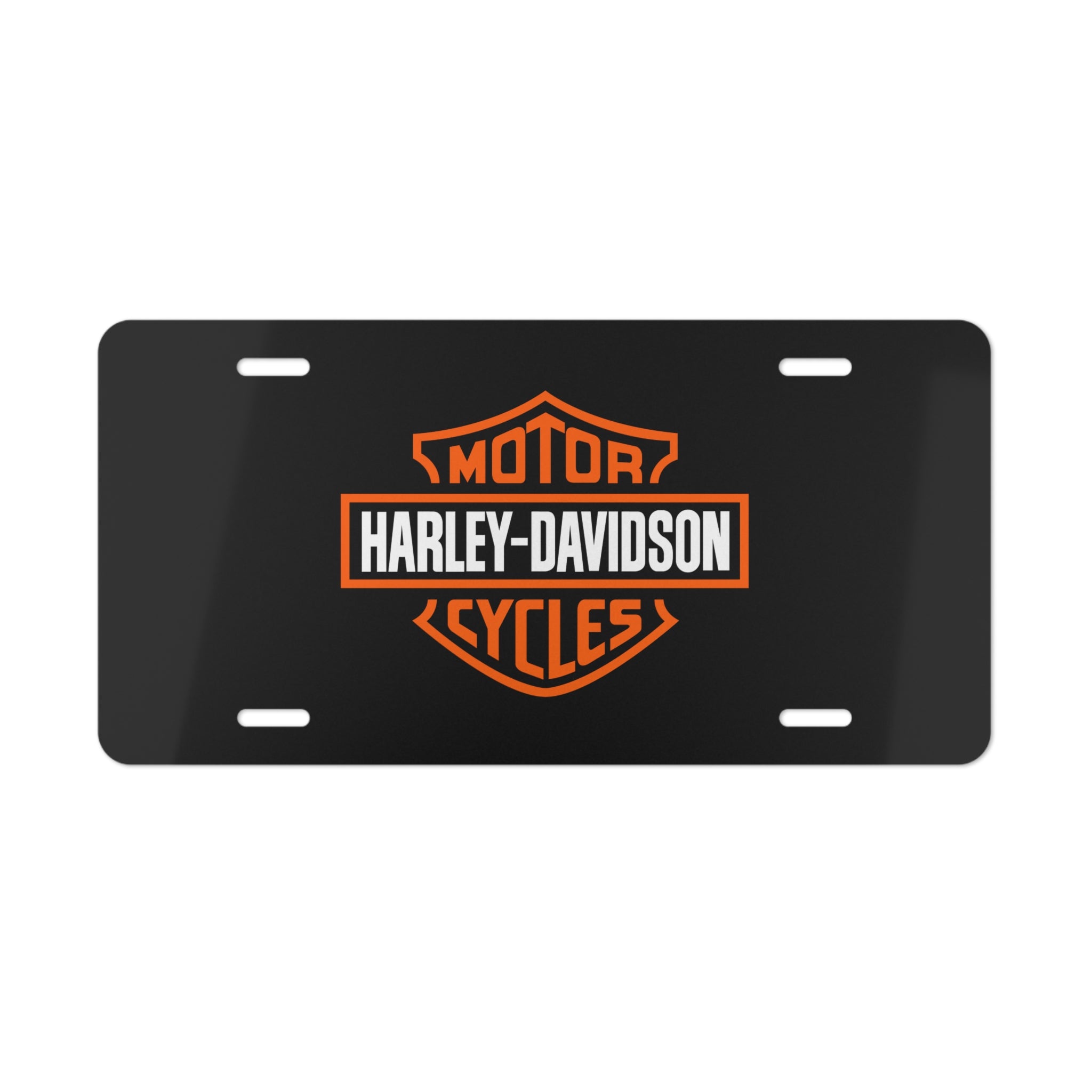 Harley Davidson Vanity Plate Aluminum, License Display