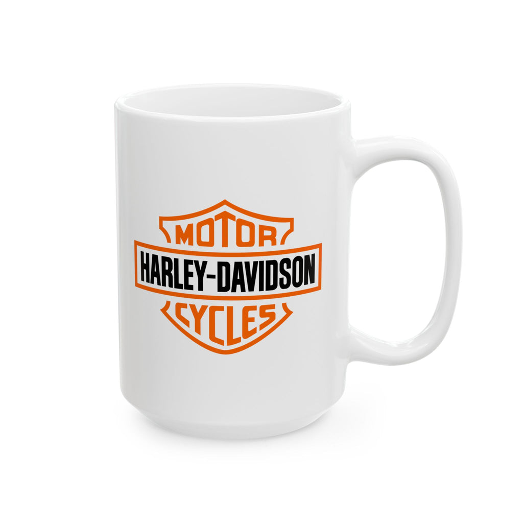 Harley Davidson White Mug